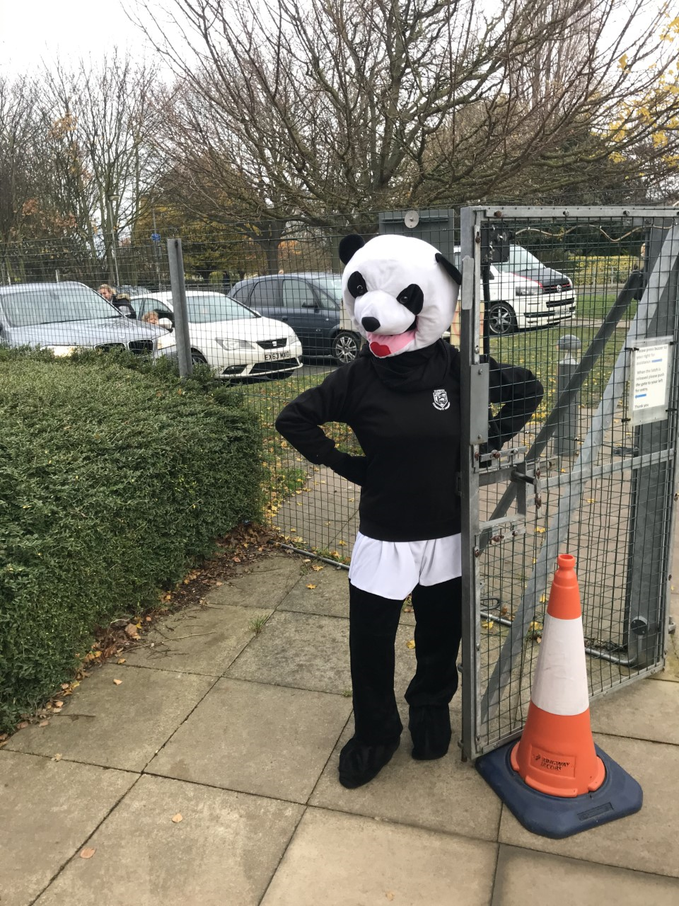 Attendance Ted checking who is on time this week.