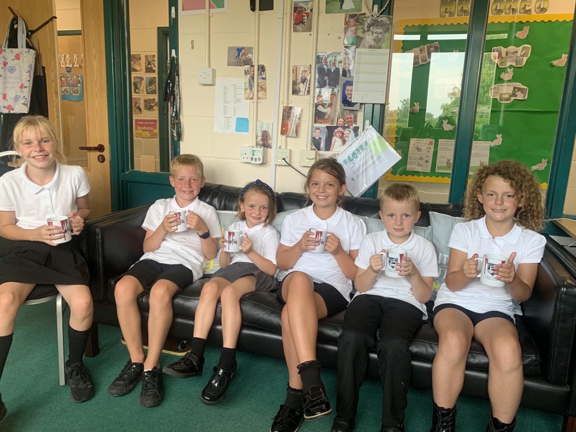 These wonderful children were spotted following our 3 simple rules! Well done!