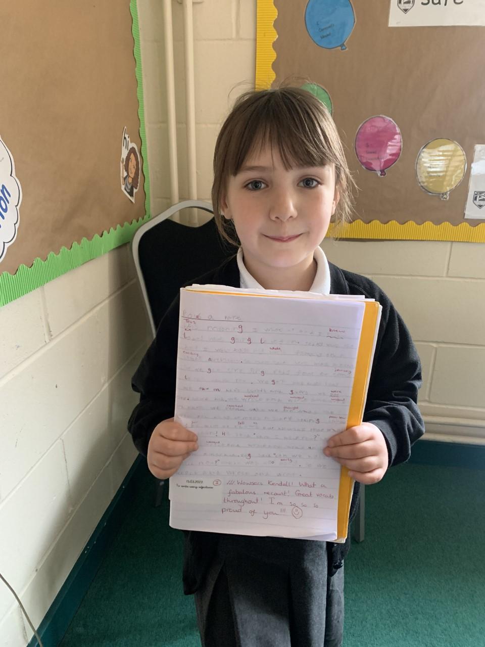 Kendall has shown a great act of kindness as well as producing an amazing piece of work!