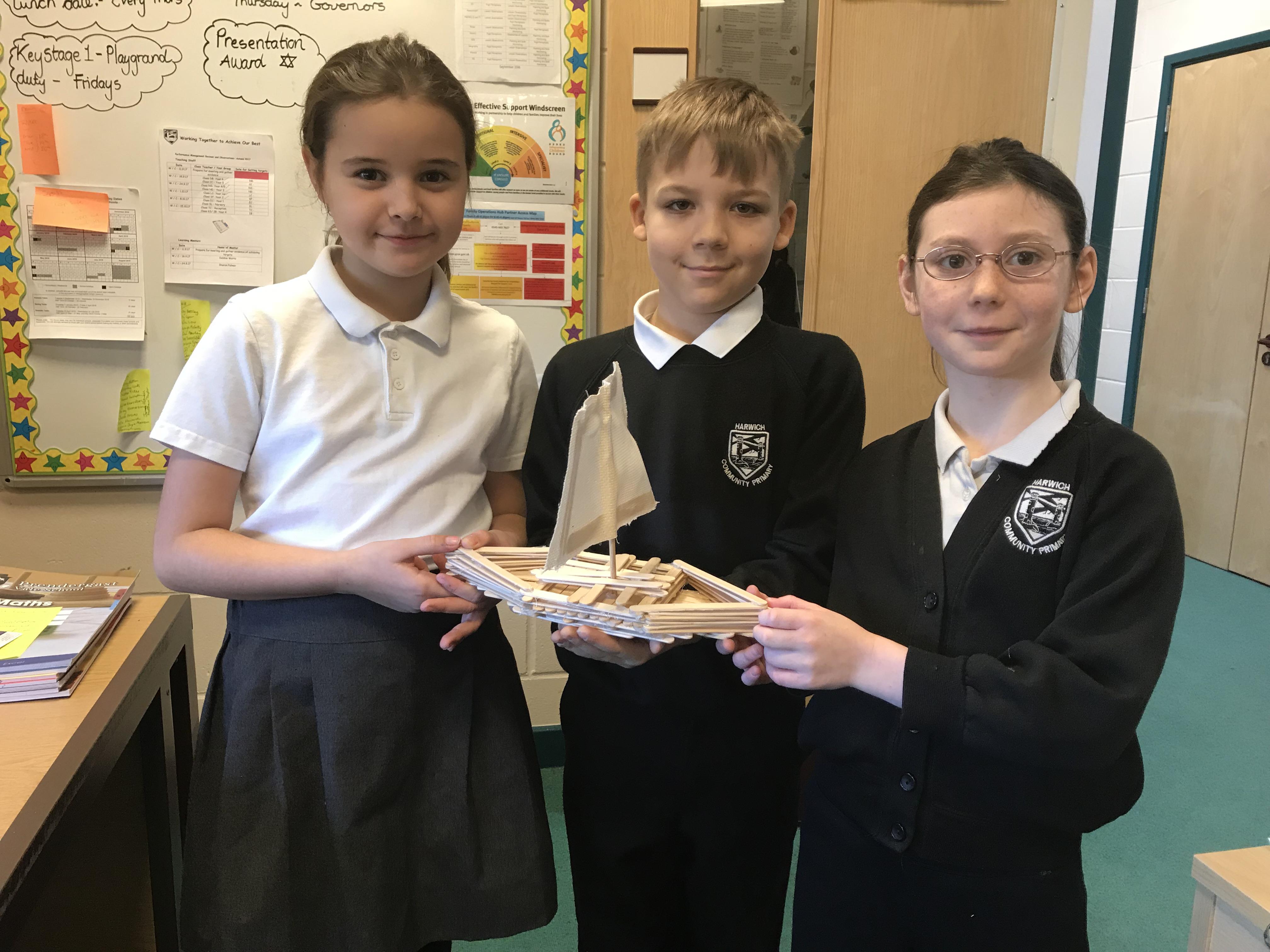 Well done, Kayleigh, Cara Leigh and Fin !