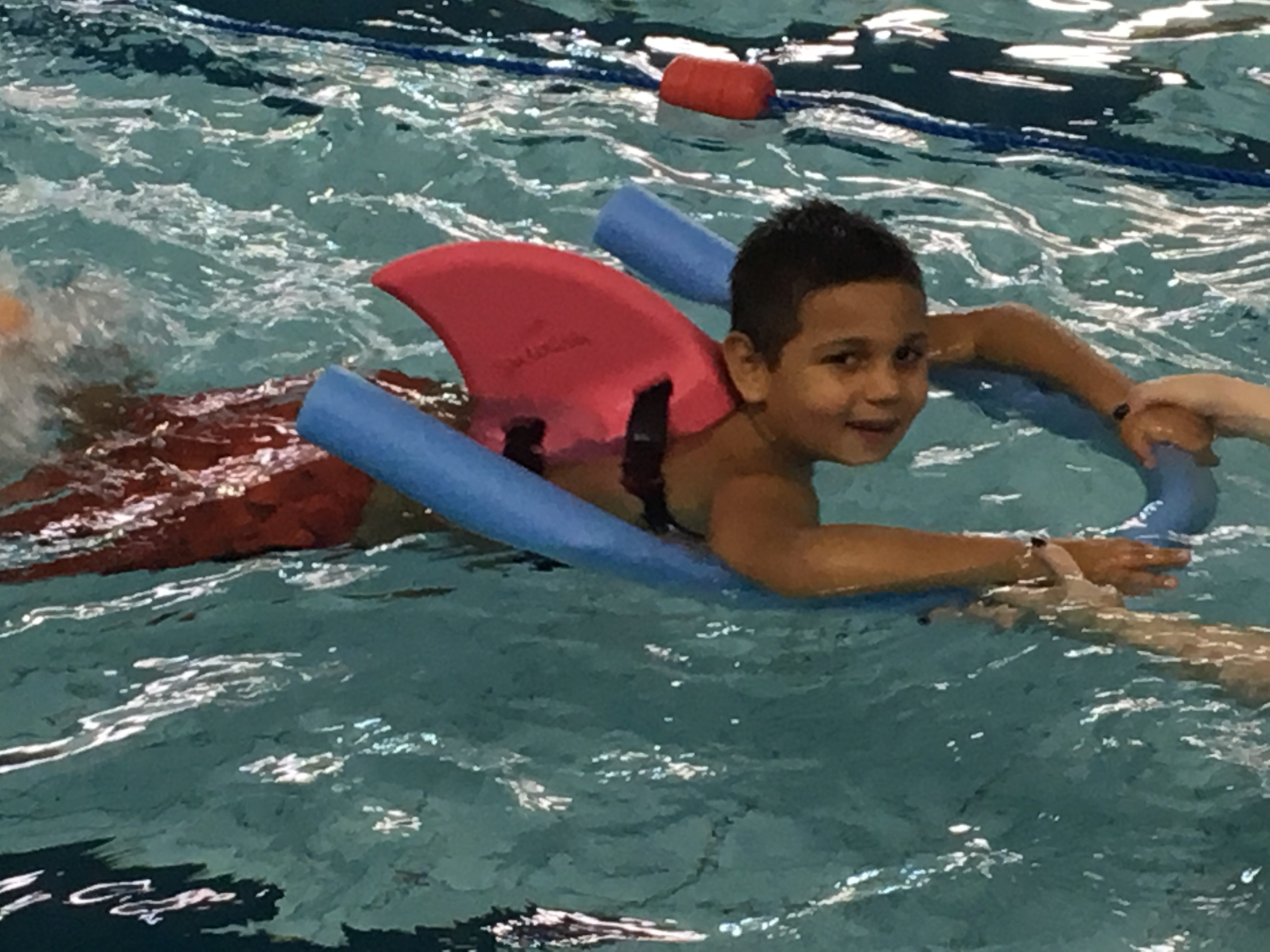 Look at how well Jonathan has done at swimming!!!