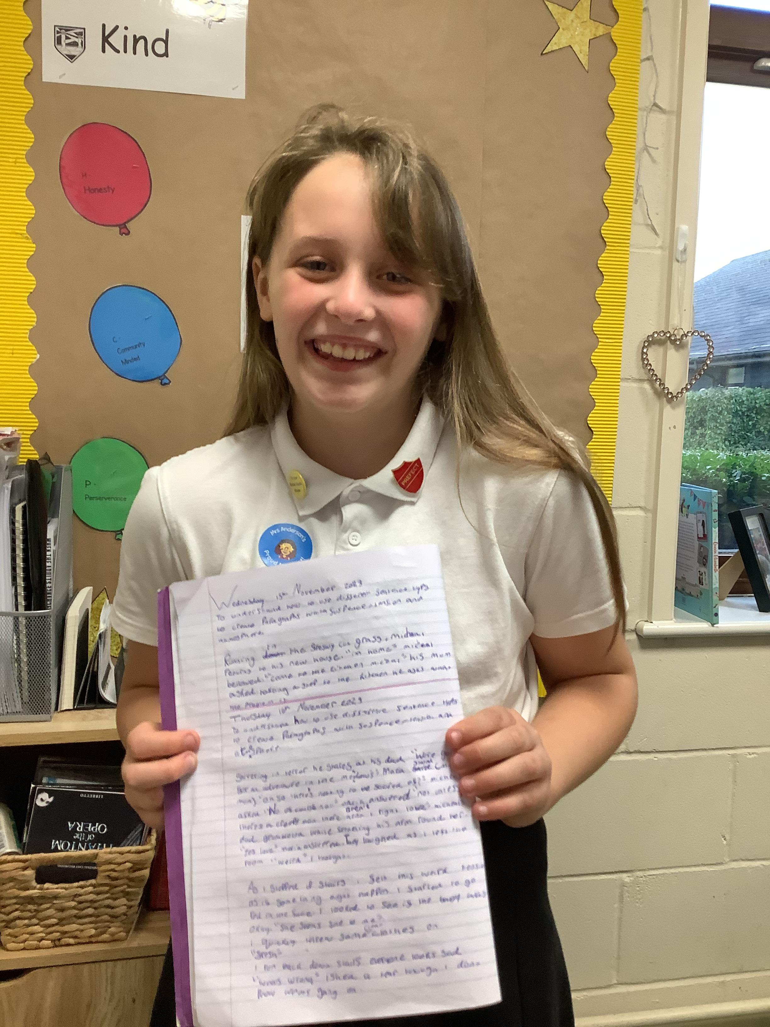Great sentences- building up tension.