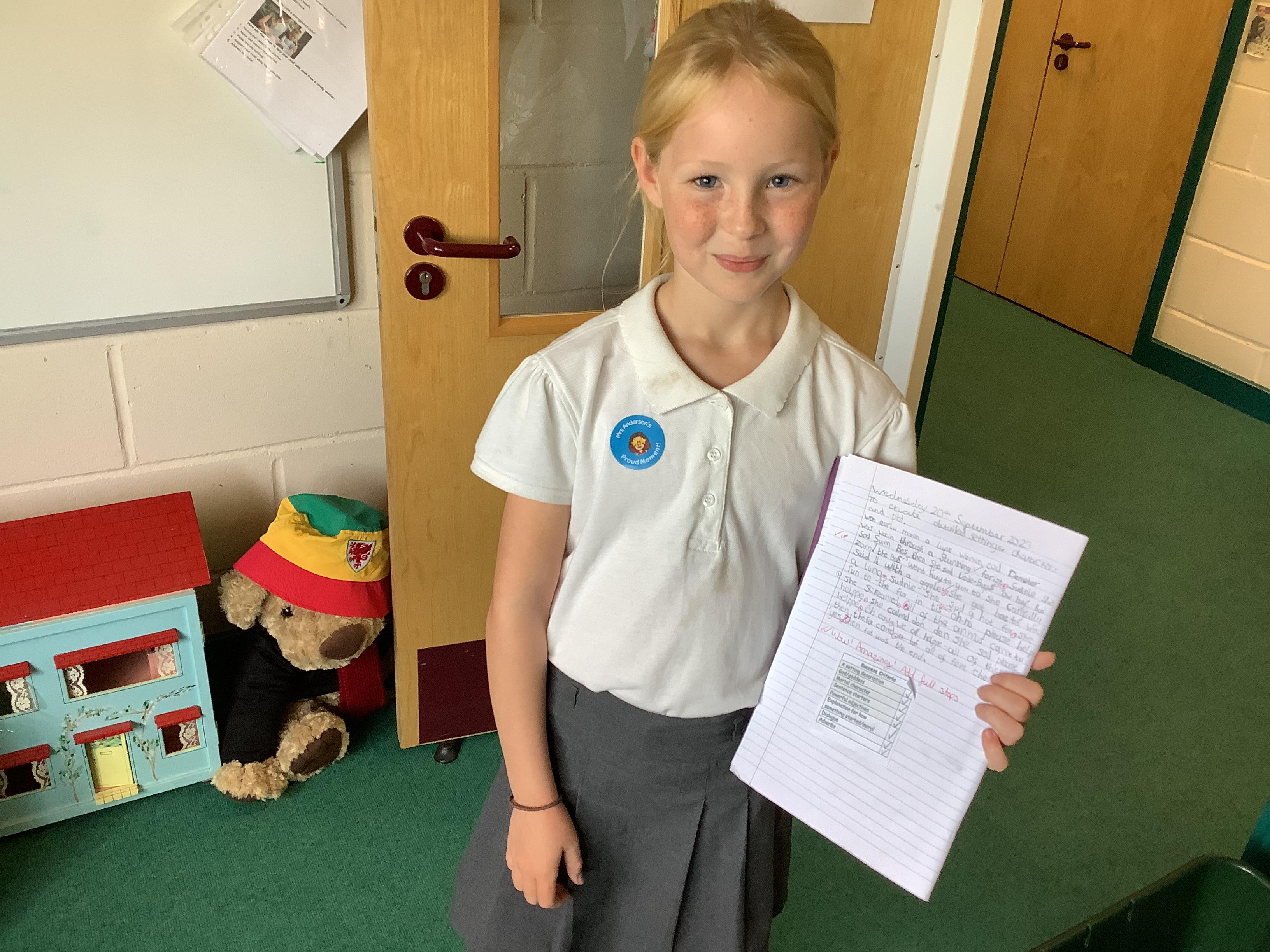 Lilly Mae really impressed us with her writing