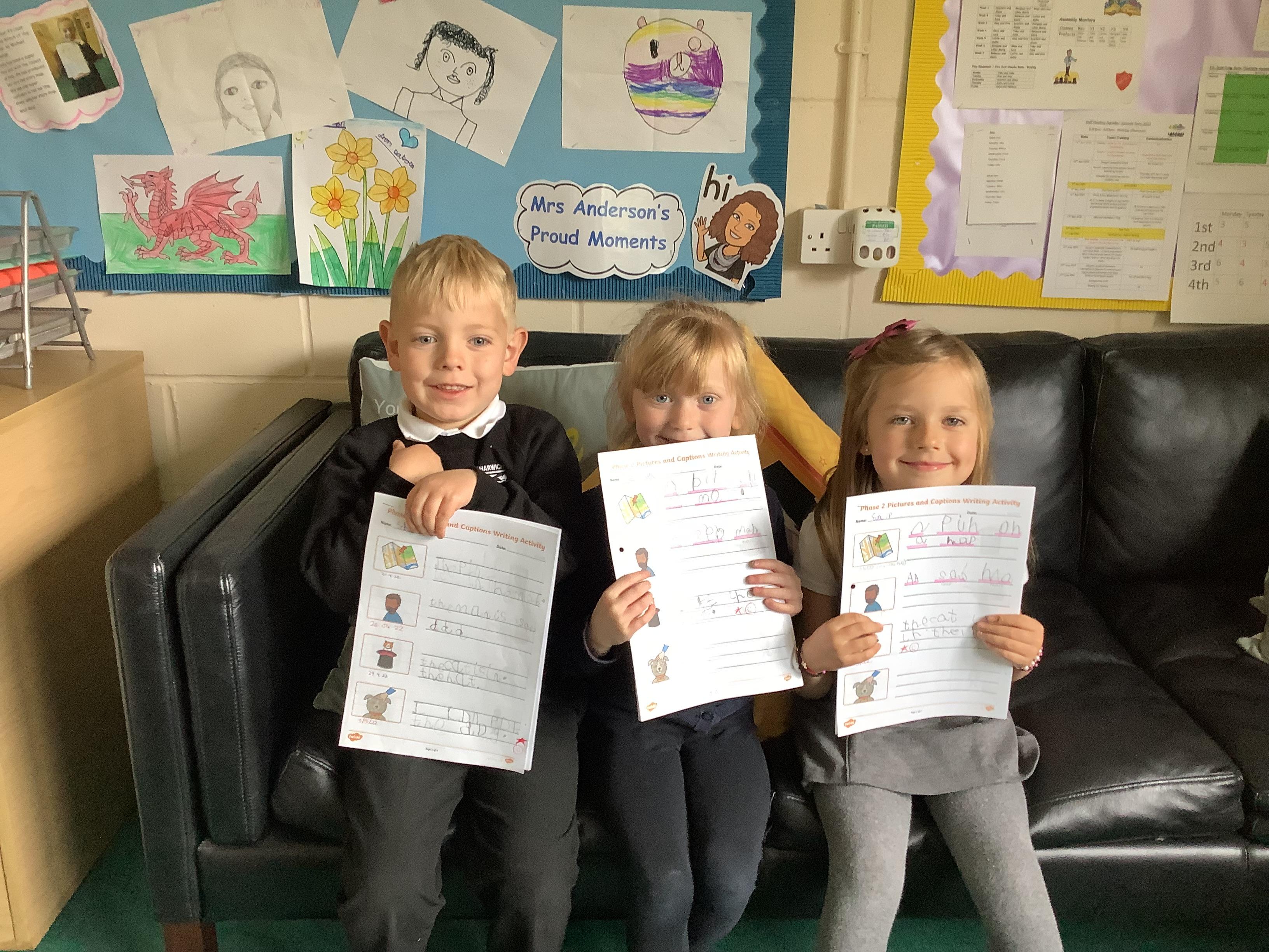 Well done to Eva, Sebastian and Savannah. Great writing!